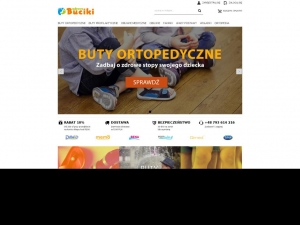 Specjalne obuwie do noszenia razem z ortezą.